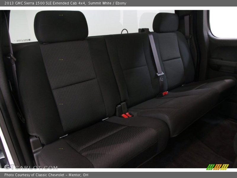 Summit White / Ebony 2013 GMC Sierra 1500 SLE Extended Cab 4x4
