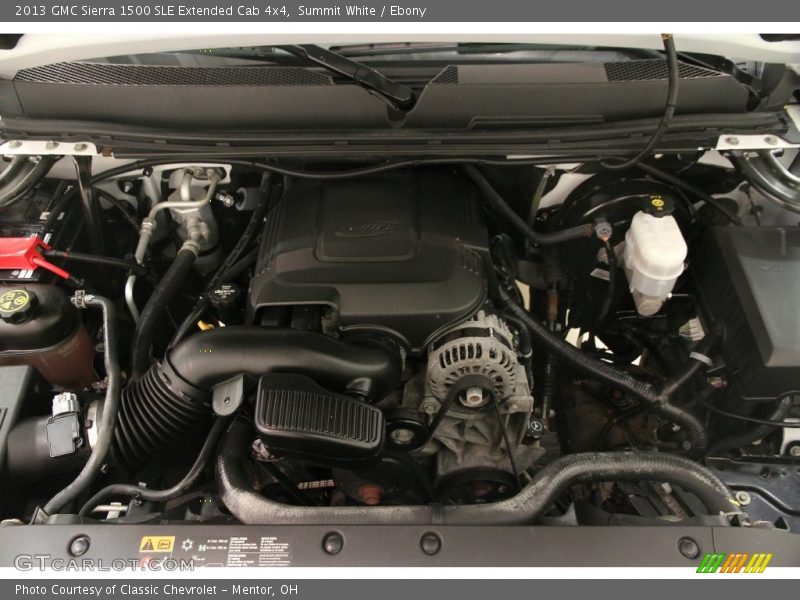 Summit White / Ebony 2013 GMC Sierra 1500 SLE Extended Cab 4x4