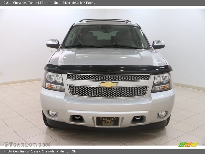 Sheer Silver Metallic / Ebony 2011 Chevrolet Tahoe LTZ 4x4