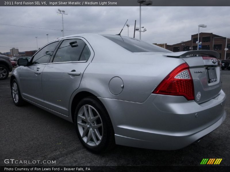 Ingot Silver Metallic / Medium Light Stone 2011 Ford Fusion SEL V6