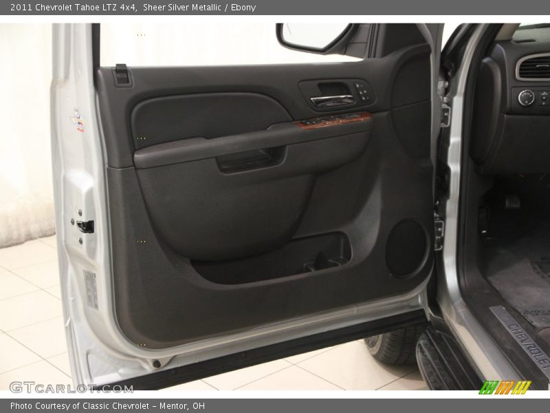 Sheer Silver Metallic / Ebony 2011 Chevrolet Tahoe LTZ 4x4