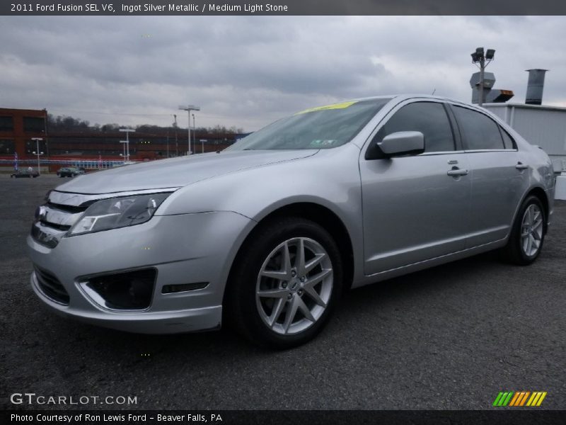 Ingot Silver Metallic / Medium Light Stone 2011 Ford Fusion SEL V6