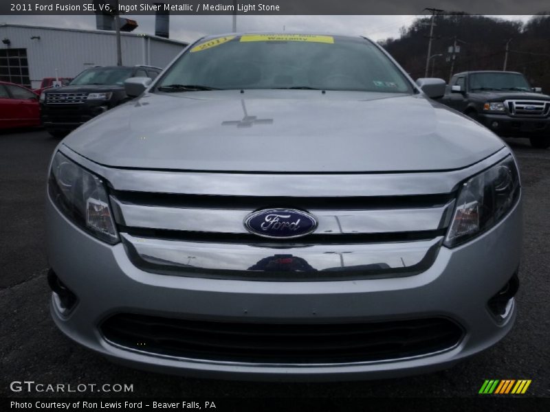 Ingot Silver Metallic / Medium Light Stone 2011 Ford Fusion SEL V6