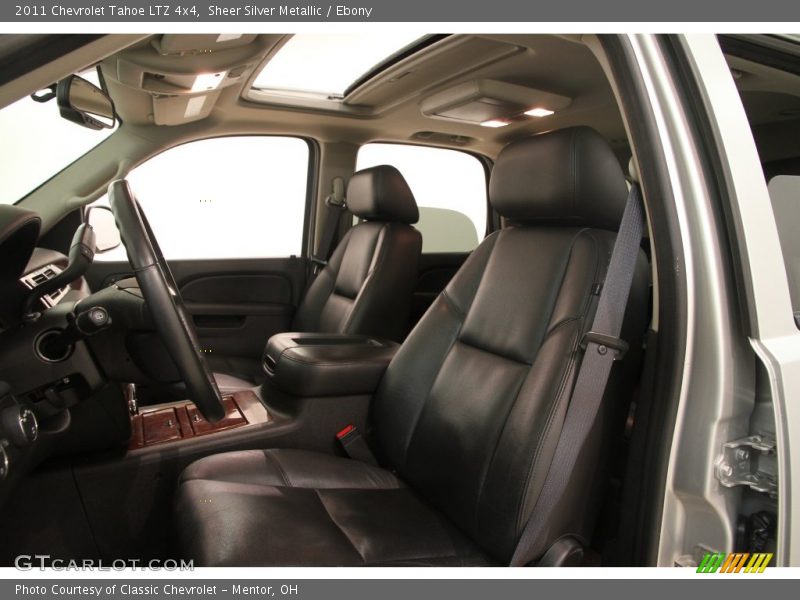 Sheer Silver Metallic / Ebony 2011 Chevrolet Tahoe LTZ 4x4