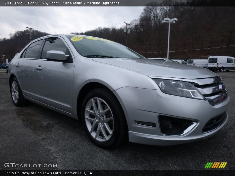 Ingot Silver Metallic / Medium Light Stone 2011 Ford Fusion SEL V6