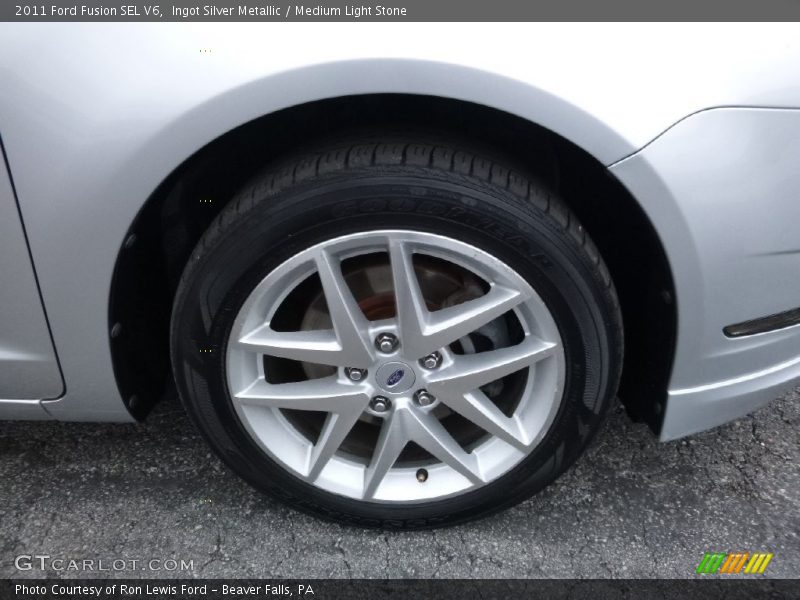 Ingot Silver Metallic / Medium Light Stone 2011 Ford Fusion SEL V6