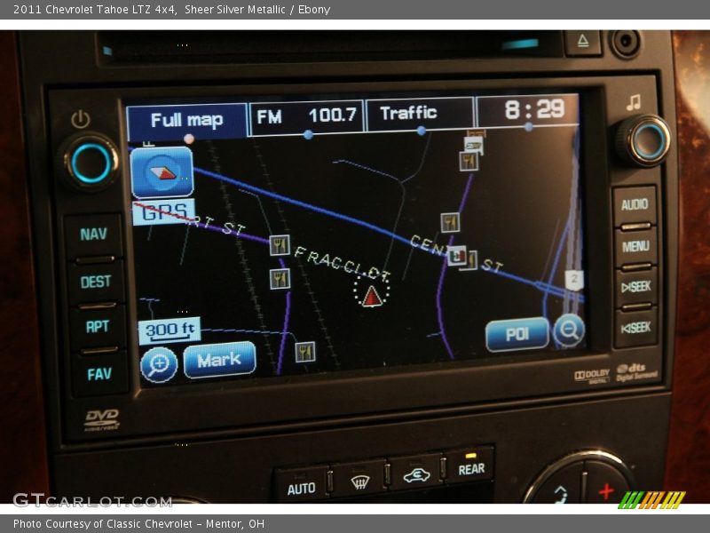 Sheer Silver Metallic / Ebony 2011 Chevrolet Tahoe LTZ 4x4
