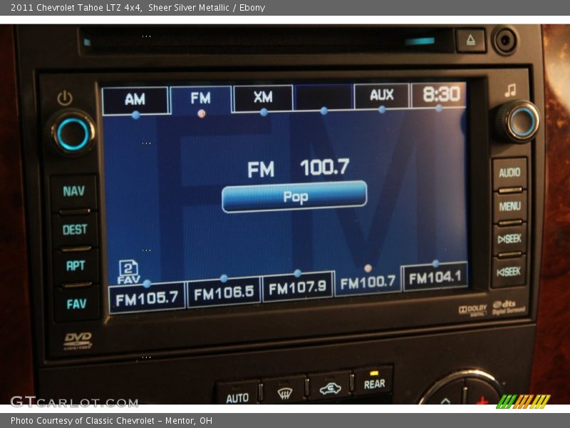 Sheer Silver Metallic / Ebony 2011 Chevrolet Tahoe LTZ 4x4