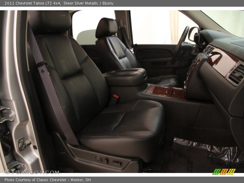 Sheer Silver Metallic / Ebony 2011 Chevrolet Tahoe LTZ 4x4