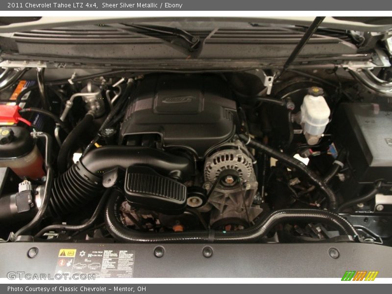 Sheer Silver Metallic / Ebony 2011 Chevrolet Tahoe LTZ 4x4