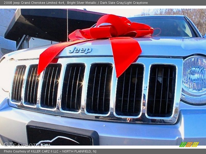 Bright Silver Metallic / Dark Slate Gray/Light Graystone 2008 Jeep Grand Cherokee Limited 4x4