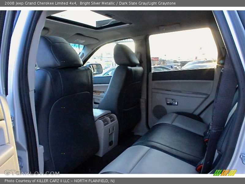 Bright Silver Metallic / Dark Slate Gray/Light Graystone 2008 Jeep Grand Cherokee Limited 4x4