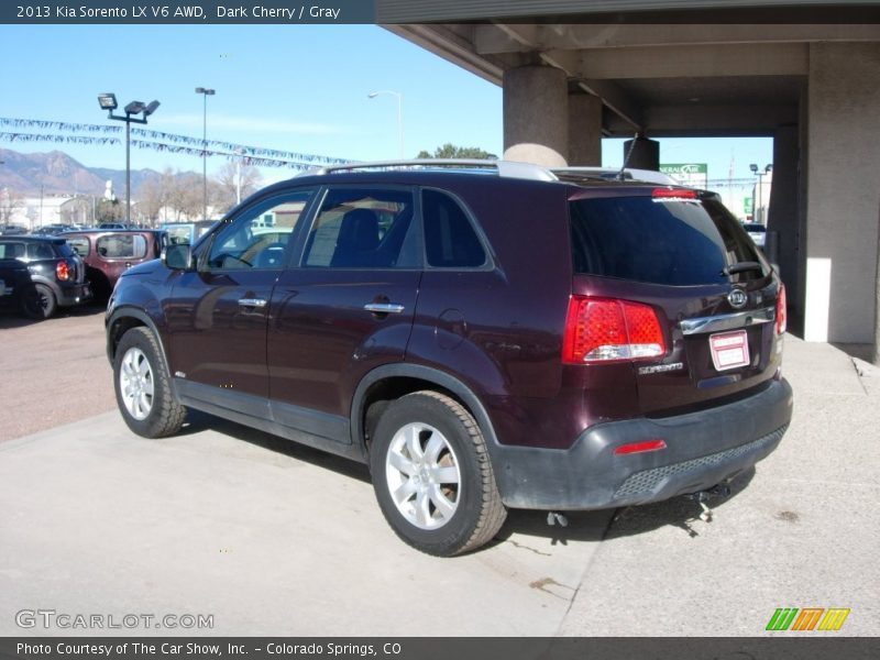 Dark Cherry / Gray 2013 Kia Sorento LX V6 AWD