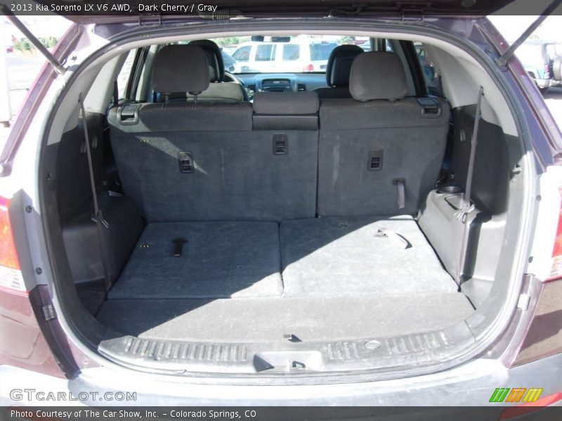 Dark Cherry / Gray 2013 Kia Sorento LX V6 AWD