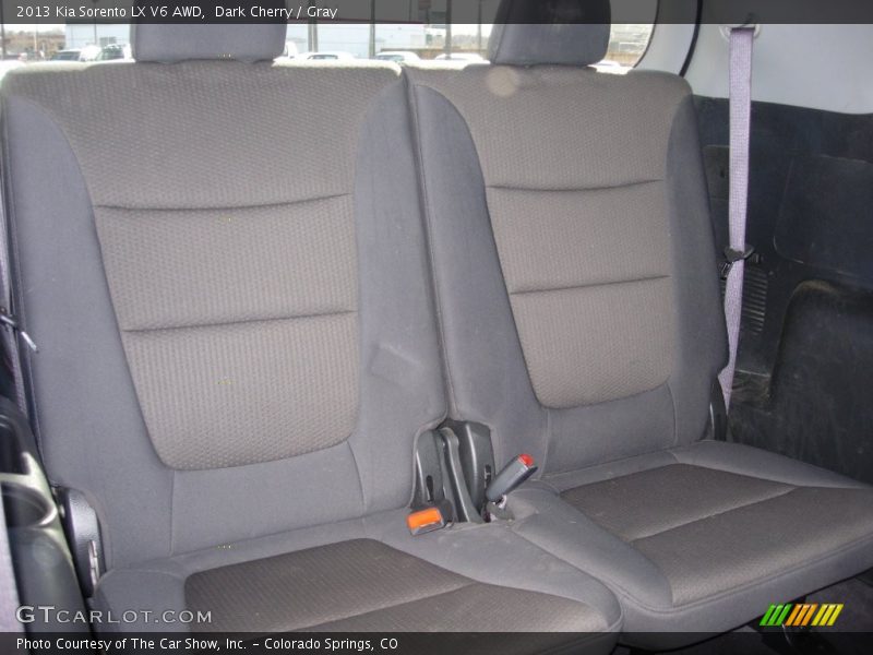 Dark Cherry / Gray 2013 Kia Sorento LX V6 AWD