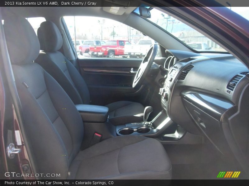 Dark Cherry / Gray 2013 Kia Sorento LX V6 AWD