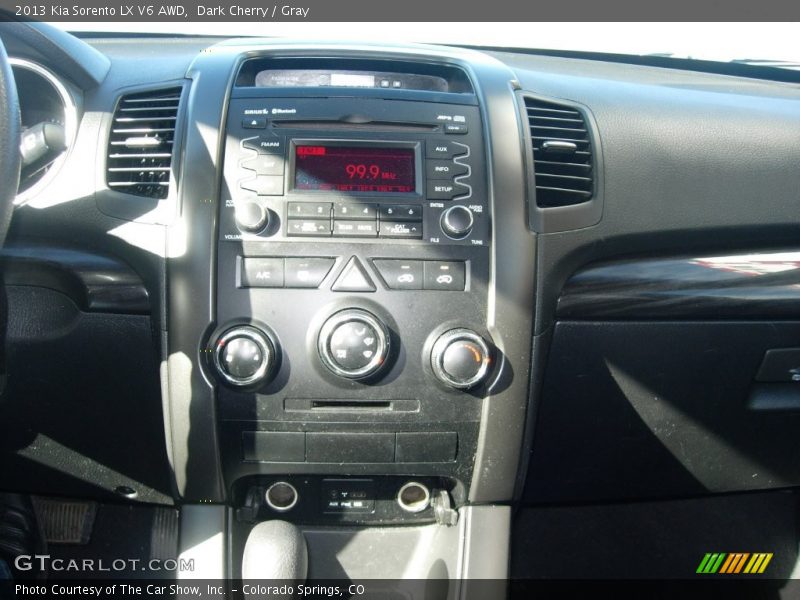 Dark Cherry / Gray 2013 Kia Sorento LX V6 AWD