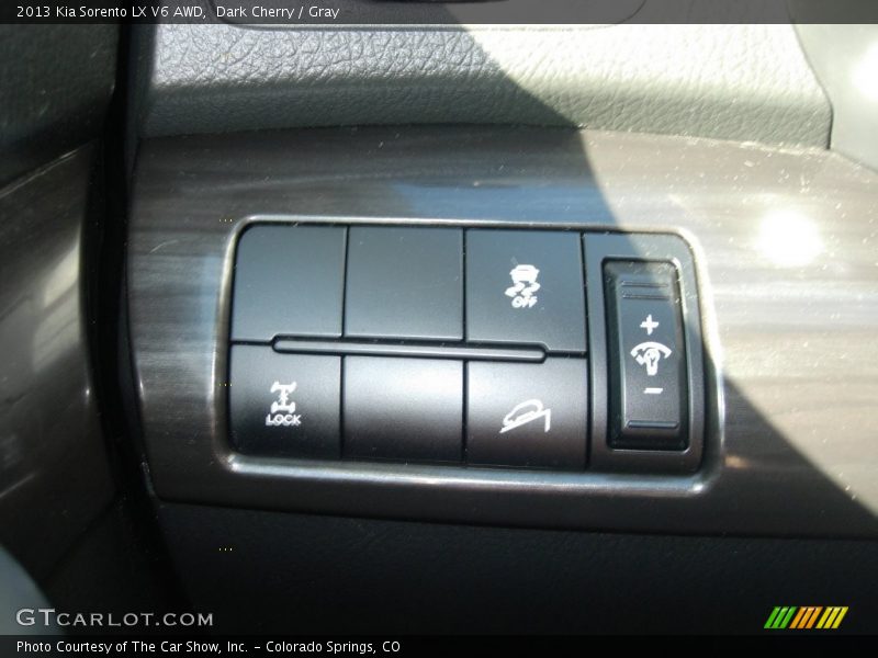 Dark Cherry / Gray 2013 Kia Sorento LX V6 AWD
