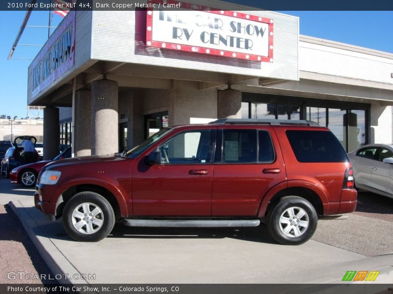 Dark Copper Metallic / Camel 2010 Ford Explorer XLT 4x4