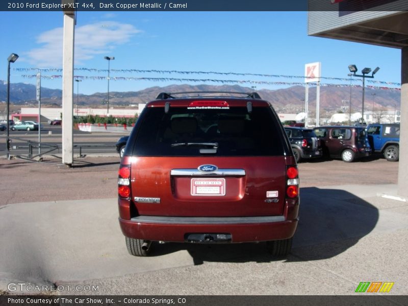 Dark Copper Metallic / Camel 2010 Ford Explorer XLT 4x4