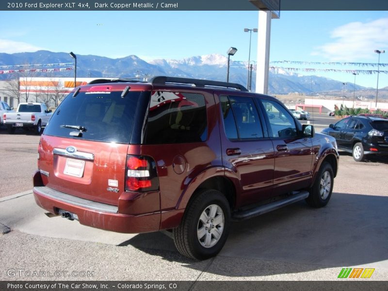 Dark Copper Metallic / Camel 2010 Ford Explorer XLT 4x4