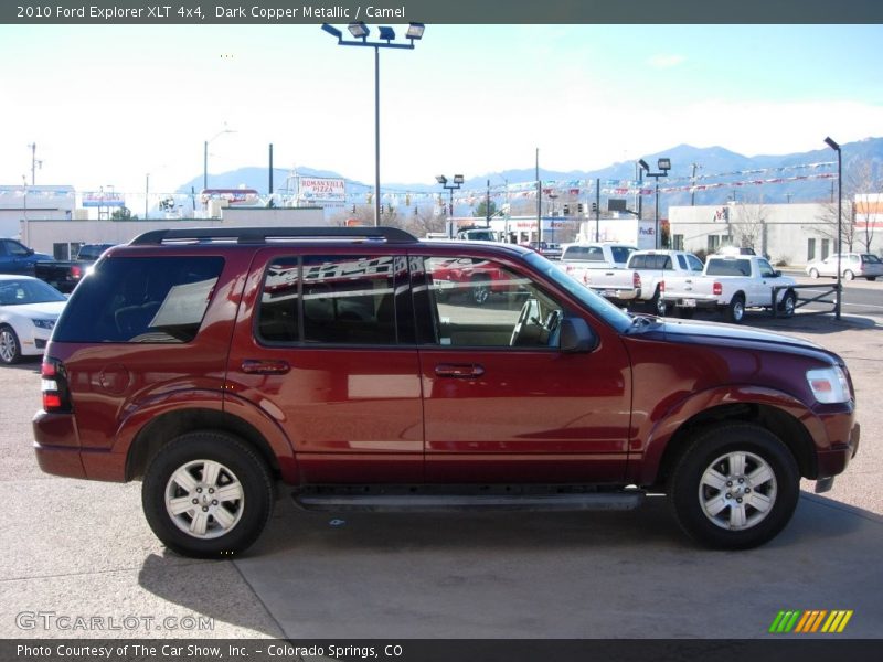 Dark Copper Metallic / Camel 2010 Ford Explorer XLT 4x4