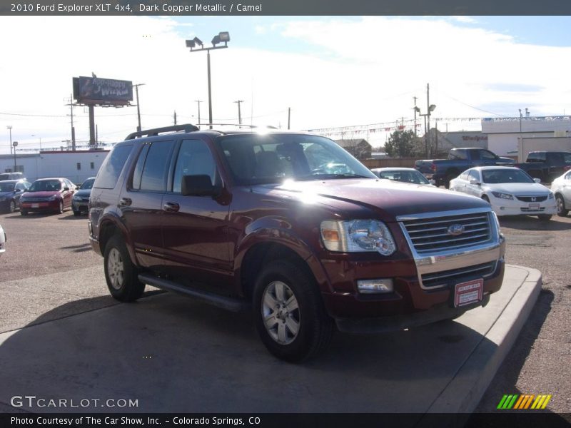 Dark Copper Metallic / Camel 2010 Ford Explorer XLT 4x4