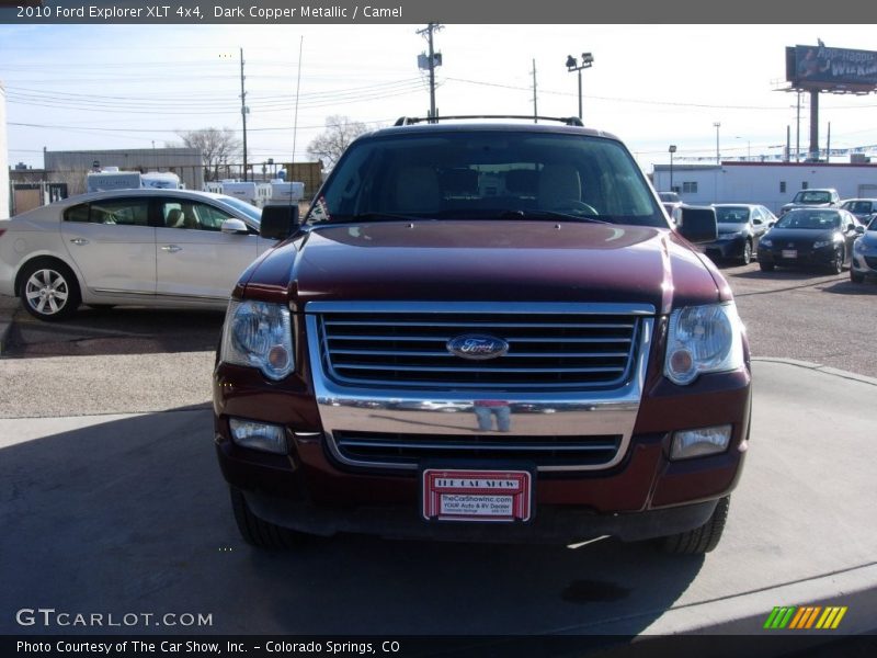 Dark Copper Metallic / Camel 2010 Ford Explorer XLT 4x4