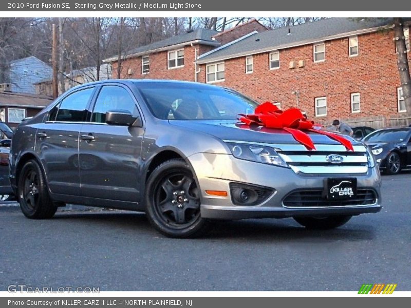 Sterling Grey Metallic / Medium Light Stone 2010 Ford Fusion SE