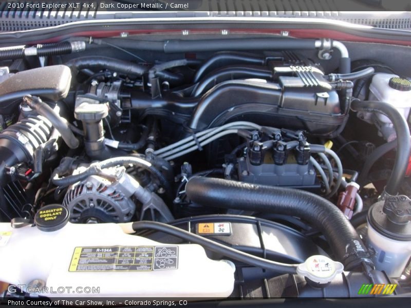 Dark Copper Metallic / Camel 2010 Ford Explorer XLT 4x4