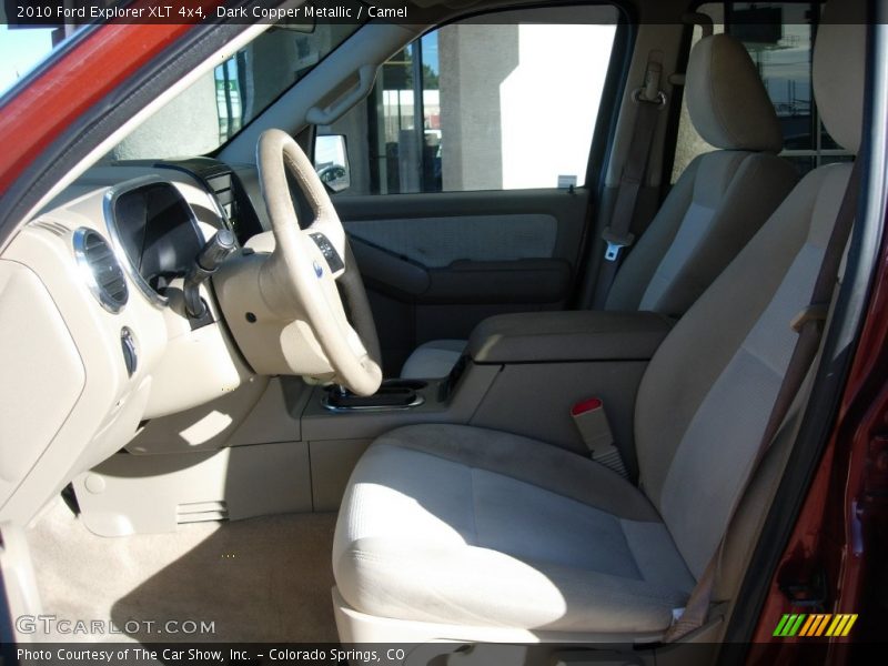Dark Copper Metallic / Camel 2010 Ford Explorer XLT 4x4