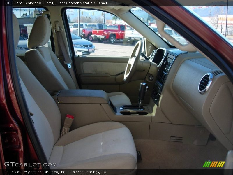Dark Copper Metallic / Camel 2010 Ford Explorer XLT 4x4