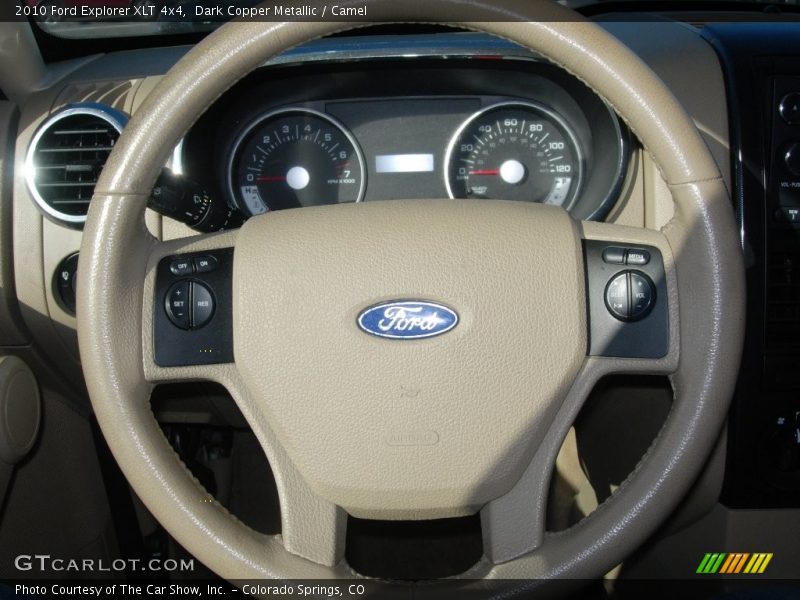 Dark Copper Metallic / Camel 2010 Ford Explorer XLT 4x4
