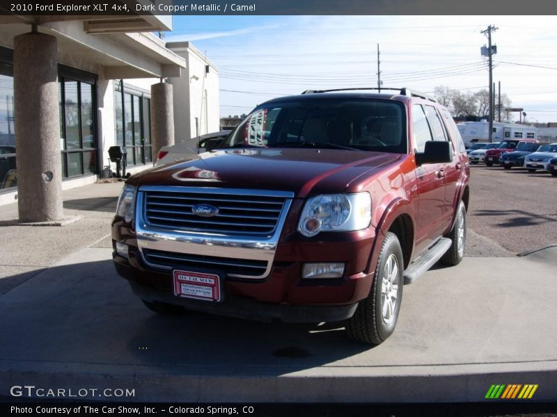 Dark Copper Metallic / Camel 2010 Ford Explorer XLT 4x4