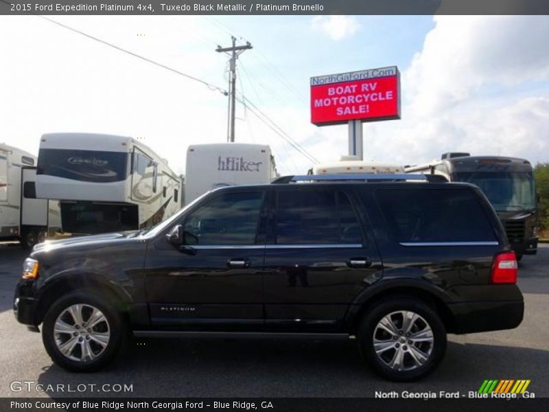Tuxedo Black Metallic / Platinum Brunello 2015 Ford Expedition Platinum 4x4