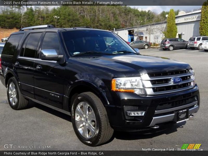 Tuxedo Black Metallic / Platinum Brunello 2015 Ford Expedition Platinum 4x4