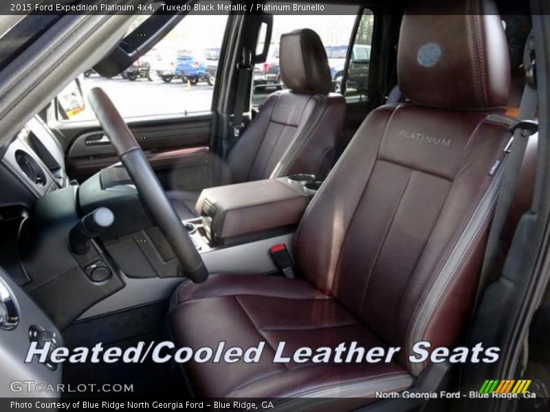 Tuxedo Black Metallic / Platinum Brunello 2015 Ford Expedition Platinum 4x4