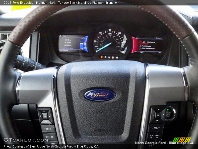 Tuxedo Black Metallic / Platinum Brunello 2015 Ford Expedition Platinum 4x4