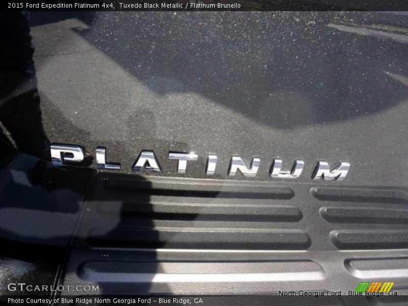Tuxedo Black Metallic / Platinum Brunello 2015 Ford Expedition Platinum 4x4