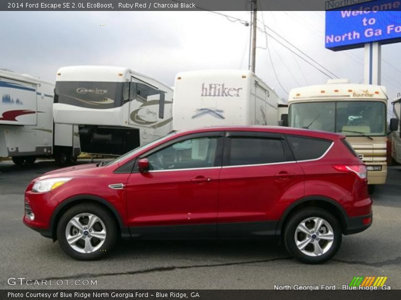 Ruby Red / Charcoal Black 2014 Ford Escape SE 2.0L EcoBoost