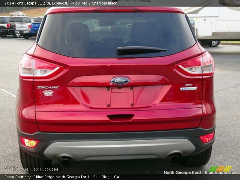 Ruby Red / Charcoal Black 2014 Ford Escape SE 2.0L EcoBoost