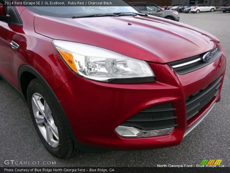 Ruby Red / Charcoal Black 2014 Ford Escape SE 2.0L EcoBoost