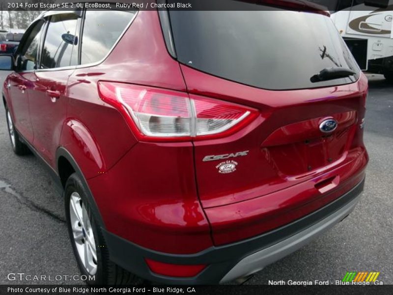 Ruby Red / Charcoal Black 2014 Ford Escape SE 2.0L EcoBoost