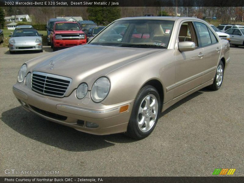 Desert Silver Metallic / Java 2002 Mercedes-Benz E 320 Sedan