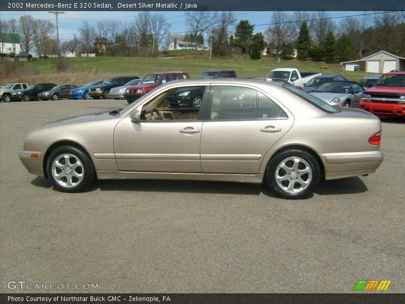 Desert Silver Metallic / Java 2002 Mercedes-Benz E 320 Sedan