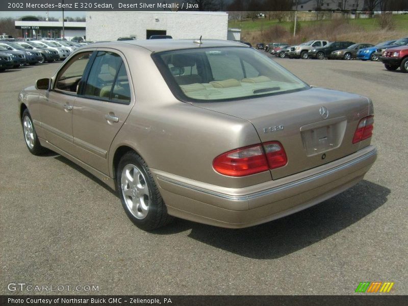 Desert Silver Metallic / Java 2002 Mercedes-Benz E 320 Sedan