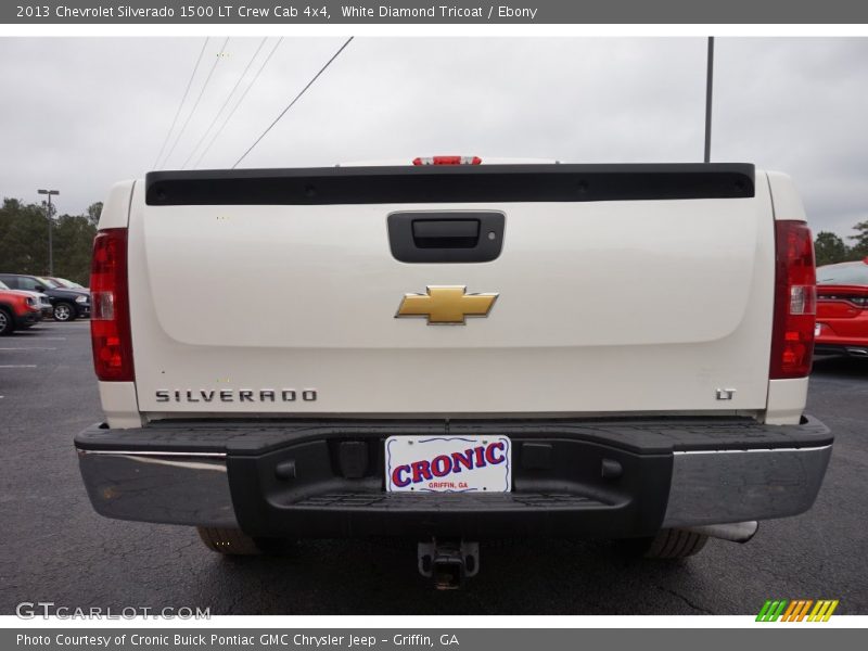 White Diamond Tricoat / Ebony 2013 Chevrolet Silverado 1500 LT Crew Cab 4x4