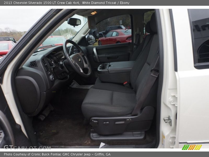 White Diamond Tricoat / Ebony 2013 Chevrolet Silverado 1500 LT Crew Cab 4x4