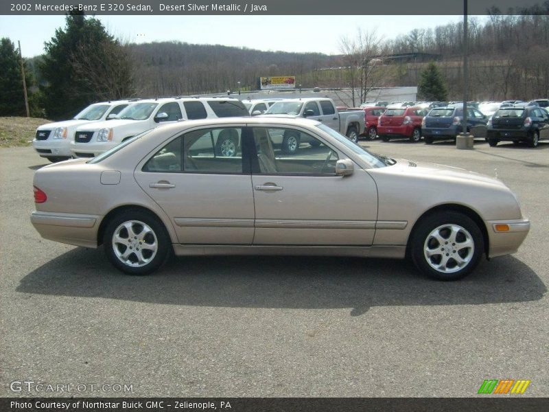 Desert Silver Metallic / Java 2002 Mercedes-Benz E 320 Sedan