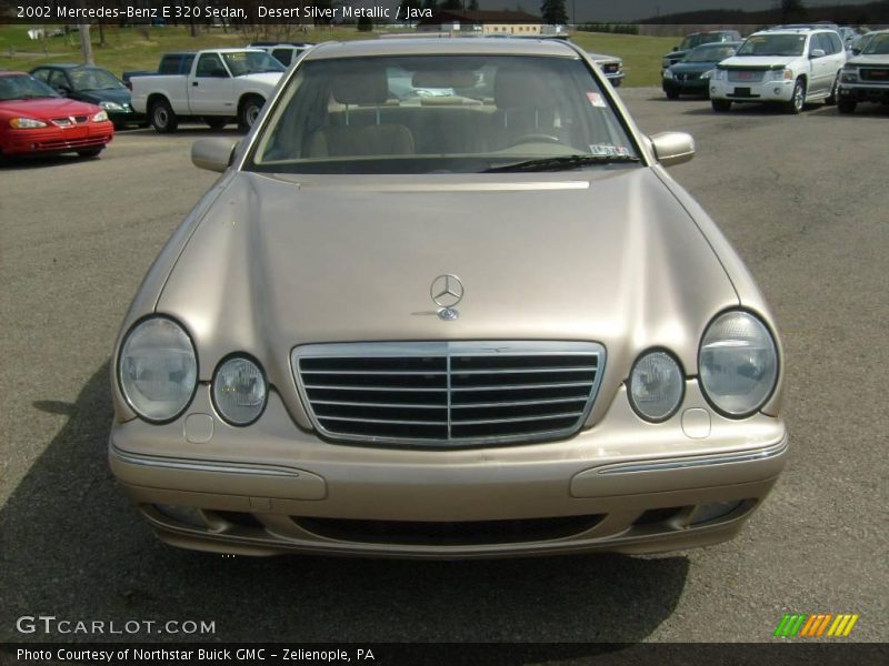 Desert Silver Metallic / Java 2002 Mercedes-Benz E 320 Sedan